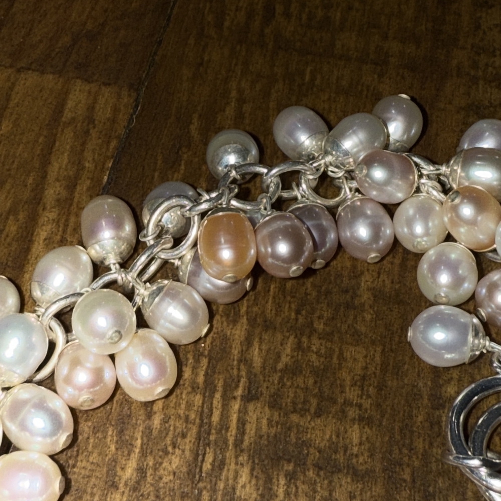 SILPADA RETIRED White & Pink CHA CHA bracelet B1072 - Picture 4 of 8